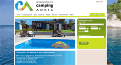 Desktop Screenshot of camping-adria.com